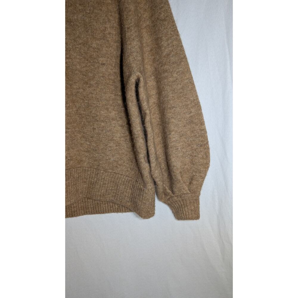 Aritzia Babaton Womens Adichie Camel Turtleneck Sweater Sz XS Wool Alpaca - Picture 6 of 10